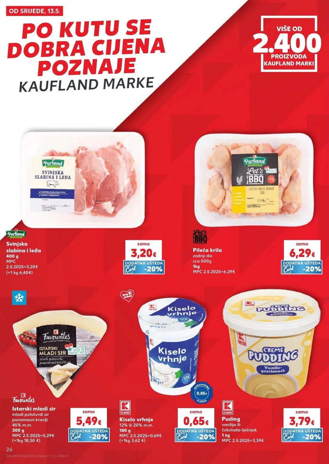 Katalog Kaufland katalog do 19.05.2026 od 13. svibnja do 19. svibnja 2026. - Pregled Stranica 26