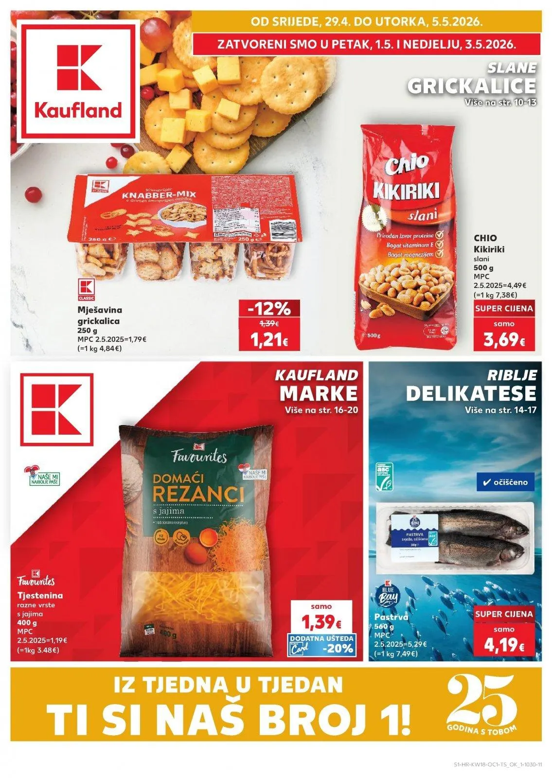 Katalog Kaufland katalog do 05.05.2026 od 29. travnja do 5. svibnja 2026. - Pregled Stranica 1