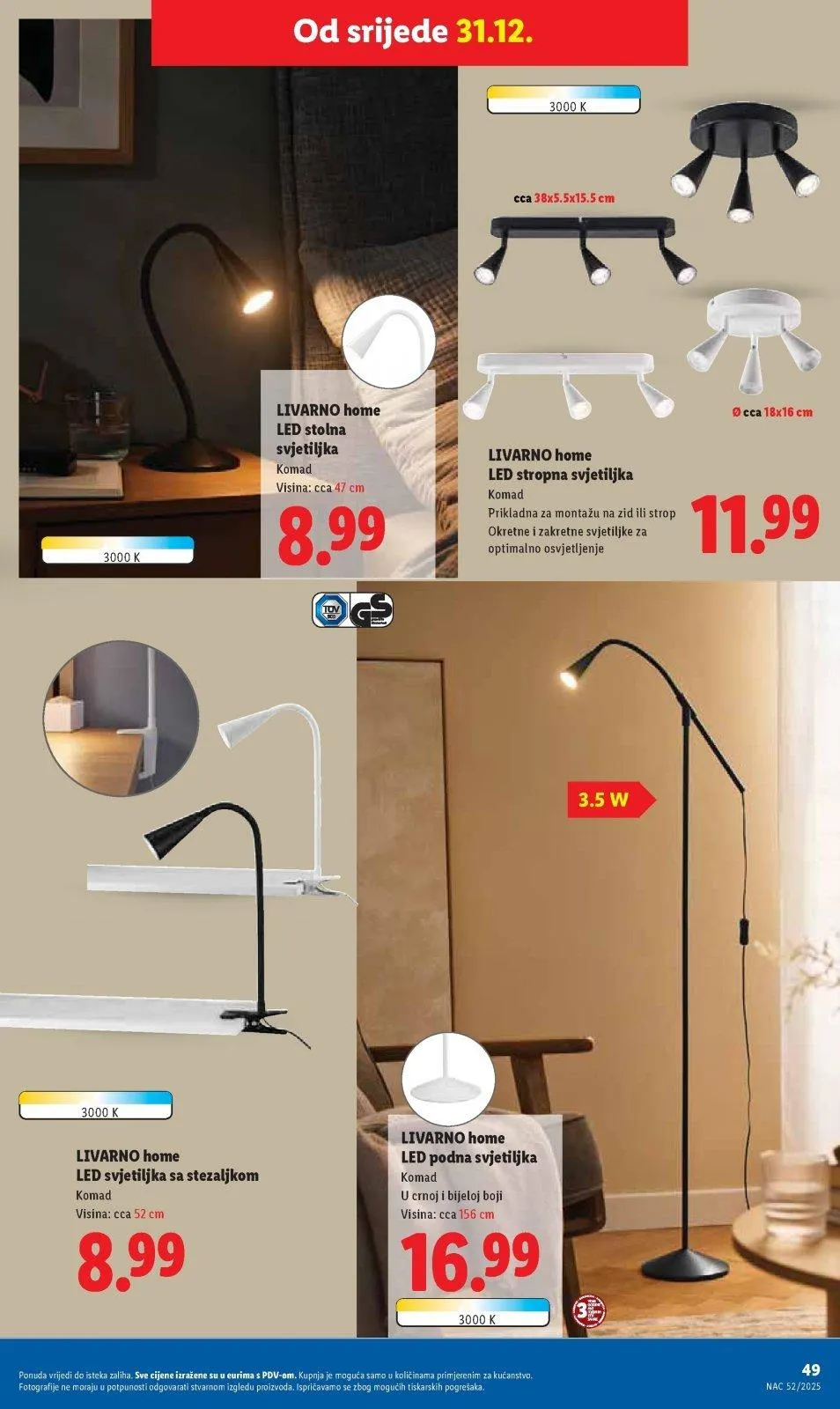 Katalog Lidl katalog do 05.01.2026 od 18. prosinca do 5. siječnja 2026. - Pregled Stranica 49