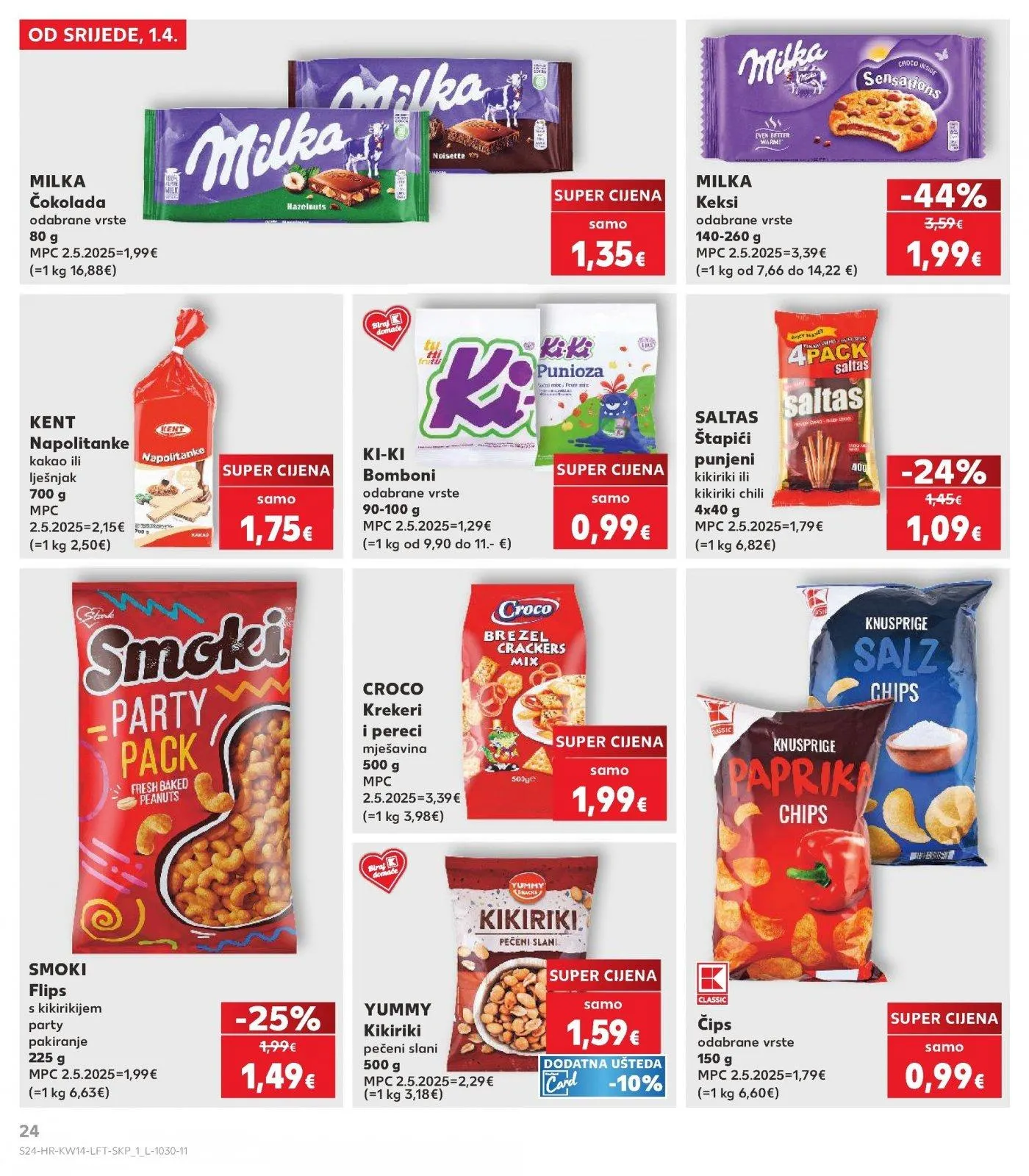 Katalog Kaufland katalog do 07.04.2026 od 1. travnja do 7. travnja 2026. - Pregled Stranica 24