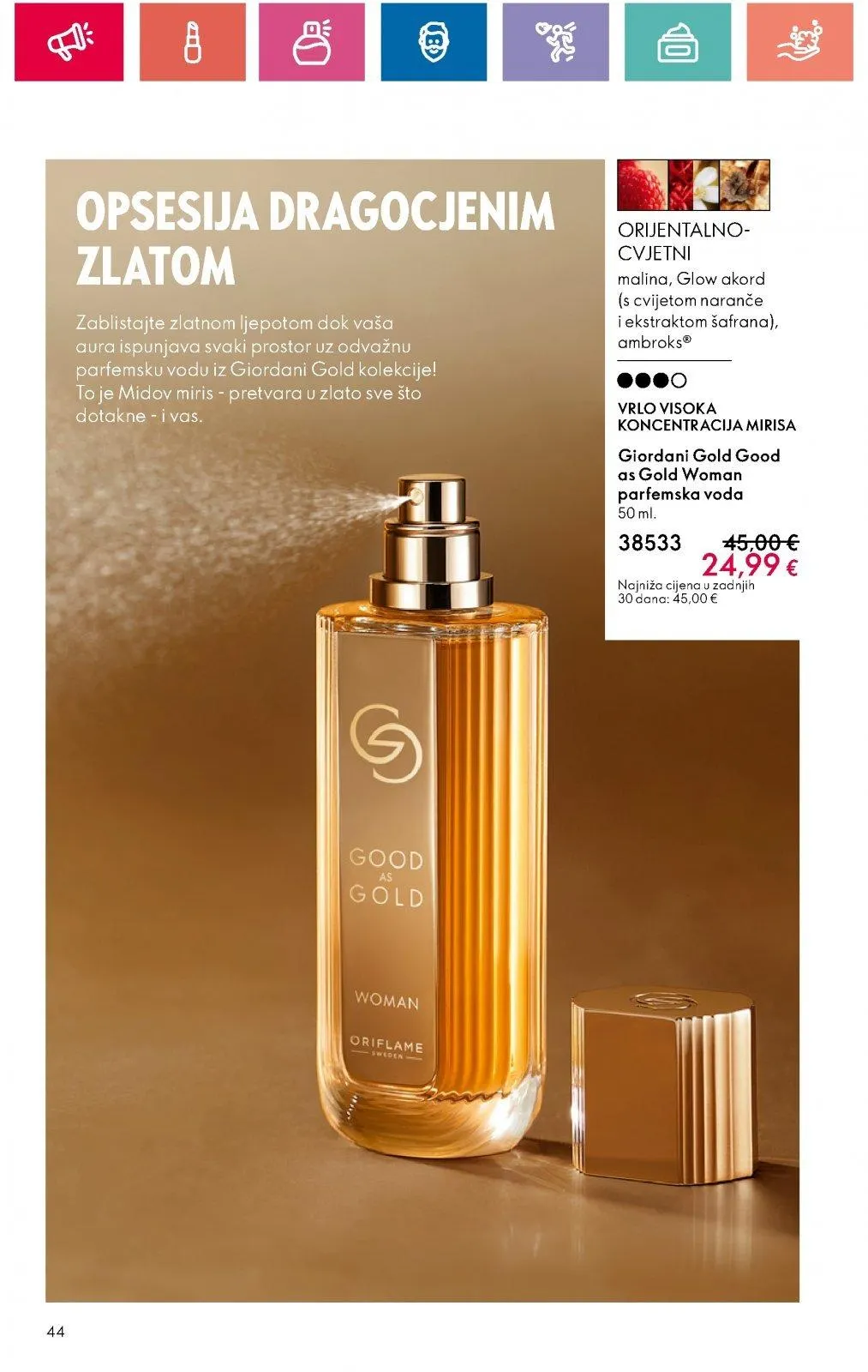 Katalog Oriflame katalog do 11.09.2024 od 29. kolovoza do 11. rujna 2024. - Pregled Stranica 44