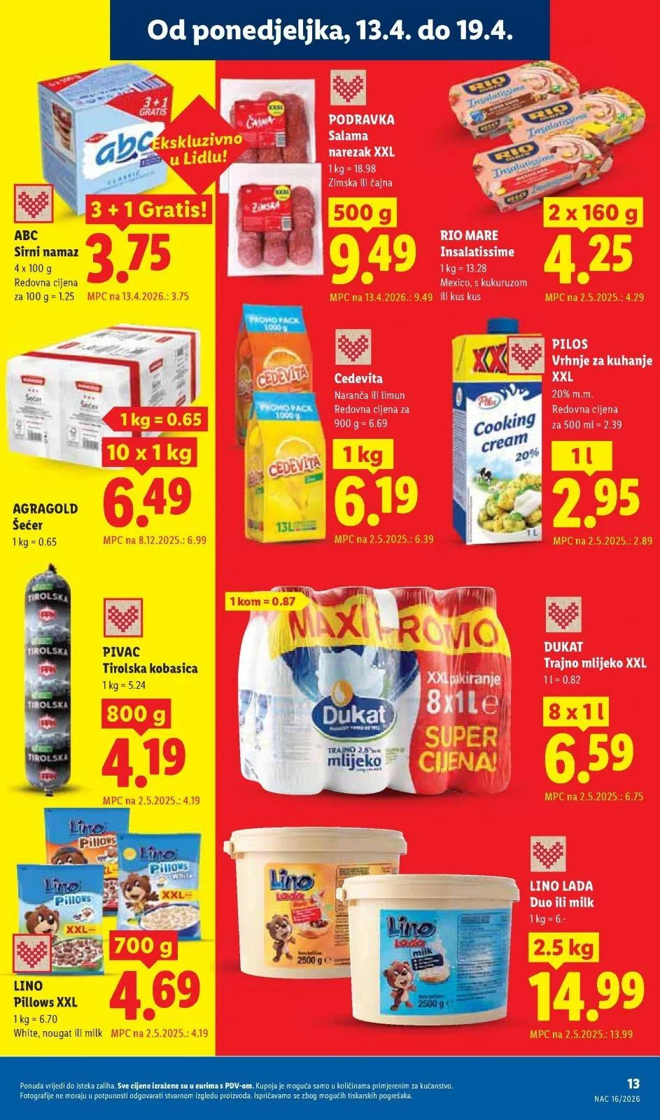 Katalog Lidl katalog do 19.04.2026 od 9. travnja do 19. travnja 2026. - Pregled Stranica 13