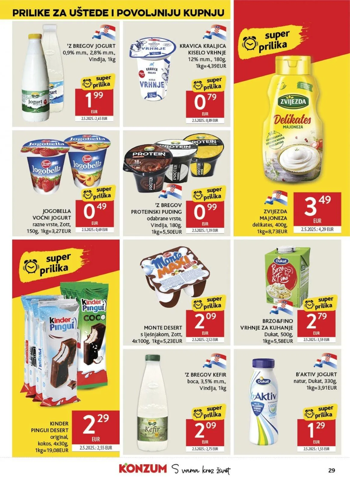 Katalog Konzum katalog do 16.06.2026 od 10. lipnja do 16. lipnja 2026. - Pregled Stranica 29
