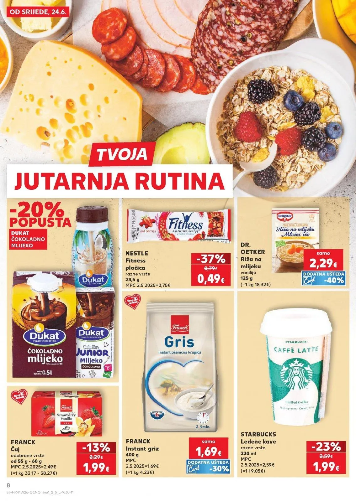 Katalog Kaufland katalog do 30.06.2026 od 25. lipnja do 30. lipnja 2026. - Pregled Stranica 8