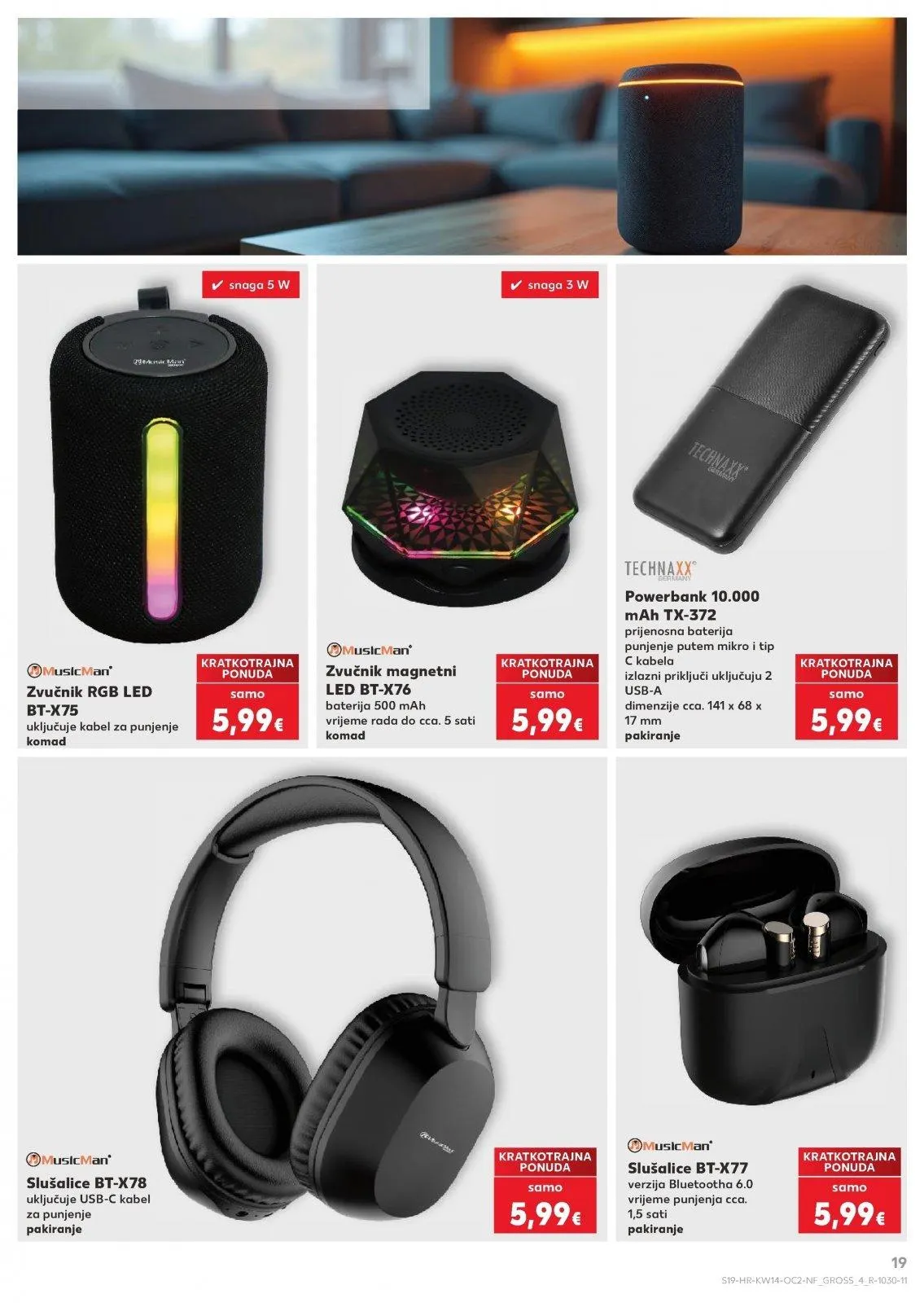 Katalog Kaufland katalog do 07.04.2026 od 1. travnja do 7. travnja 2026. - Pregled Stranica 19