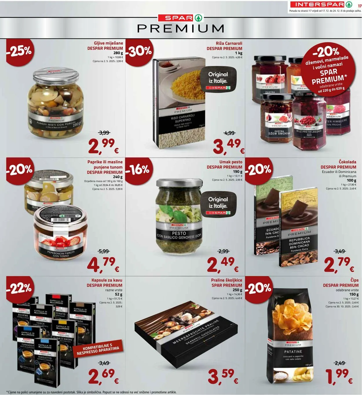 Katalog Spar od 17. prosinca do 23. prosinca 2025. - Pregled Stranica 17