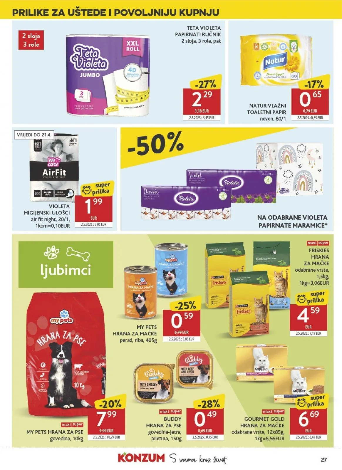 Katalog Konzum katalog do 14.04.2026 od 8. travnja do 14. travnja 2026. - Pregled Stranica 27