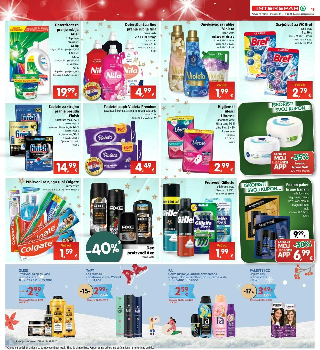 Katalog Spar od 17. prosinca do 23. prosinca 2025. - Pregled Stranica 19