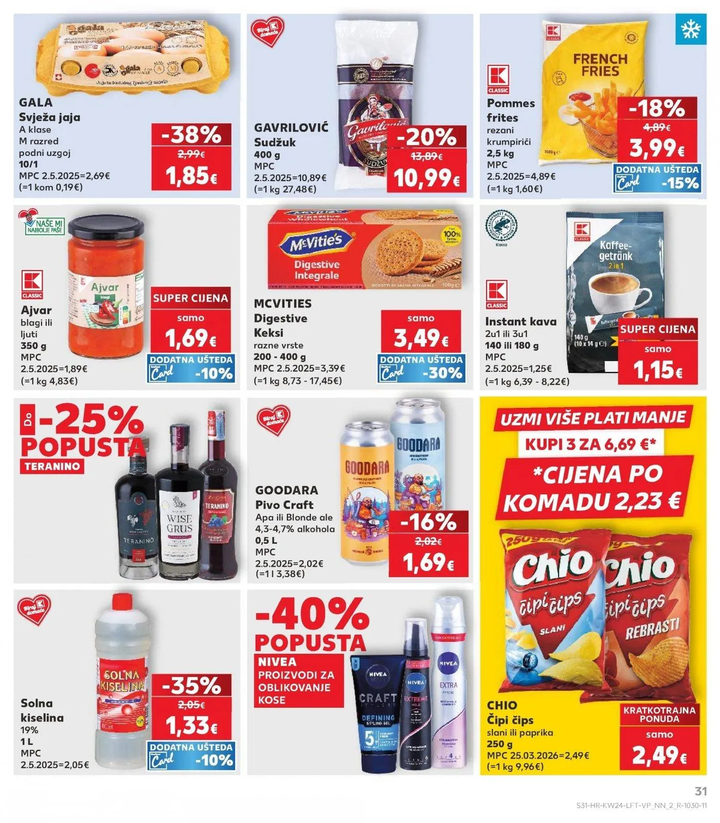 Katalog Kaufland katalog do 16.06.2026 od 10. lipnja do 16. lipnja 2026. - Pregled Stranica 31