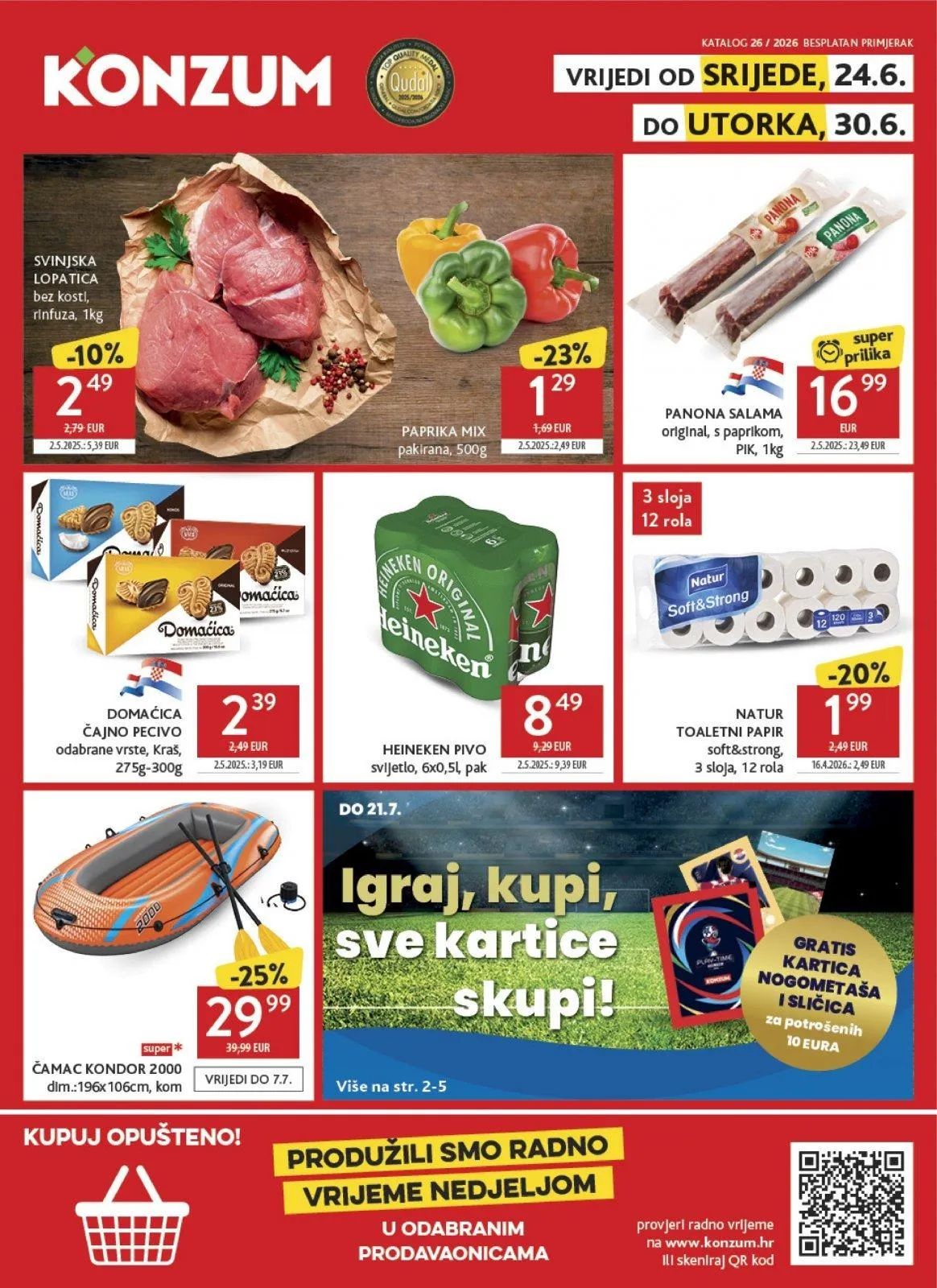 Katalog Konzum katalog do 30.06.2026 od 26. lipnja do 30. lipnja 2026. - Pregled Stranica 1