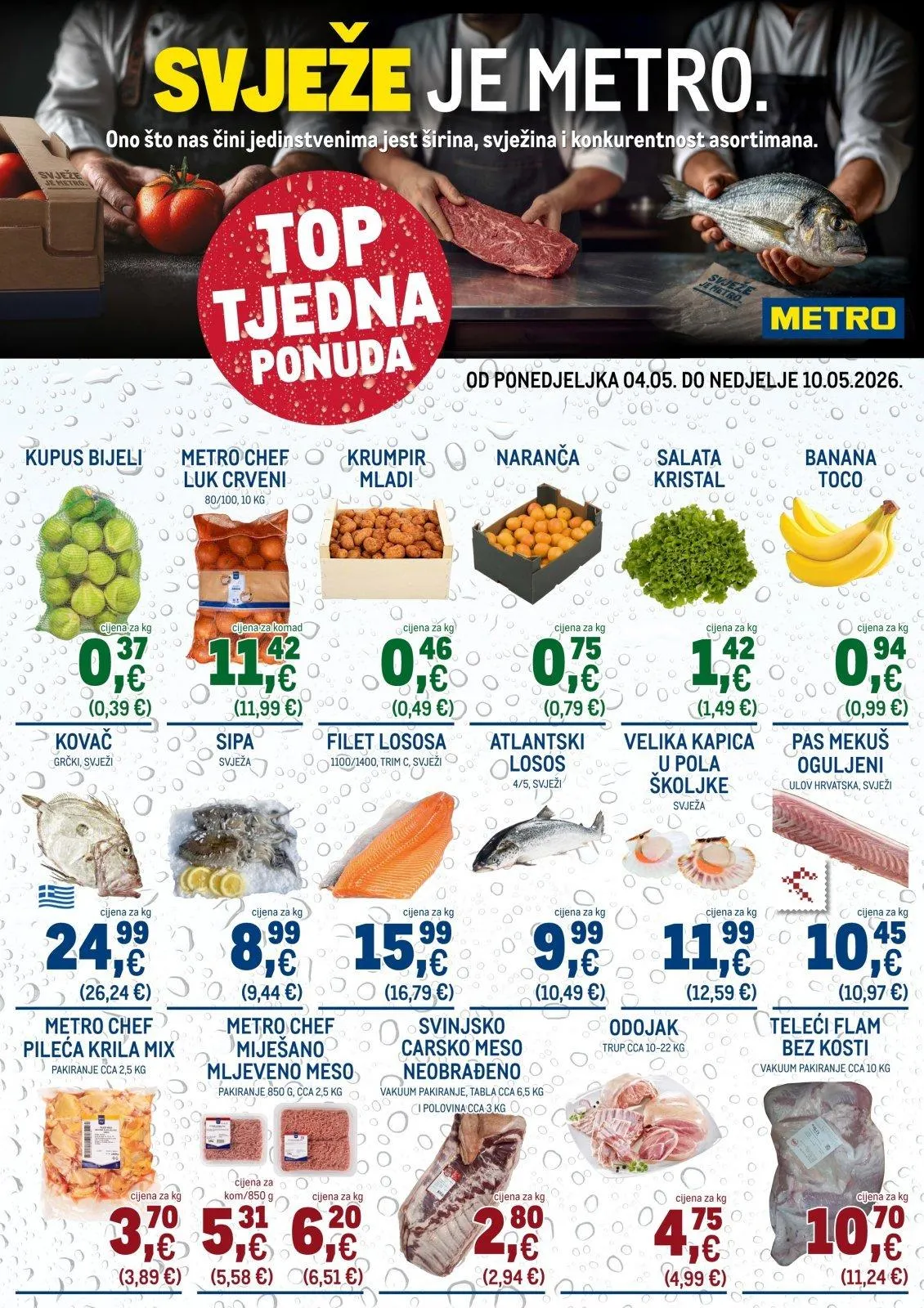 Katalog Metro katalog do 10.05.2026 od 8. svibnja do 10. svibnja 2026. - Pregled Stranica 1