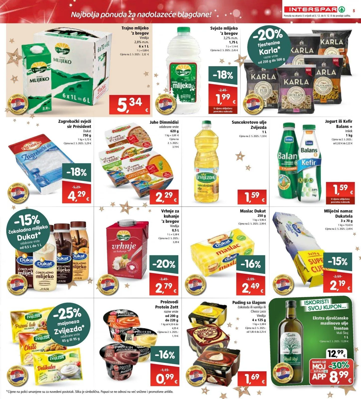 Katalog Interspar katalog do 09.12.2025 od 3. prosinca do 9. prosinca 2025. - Pregled Stranica 7