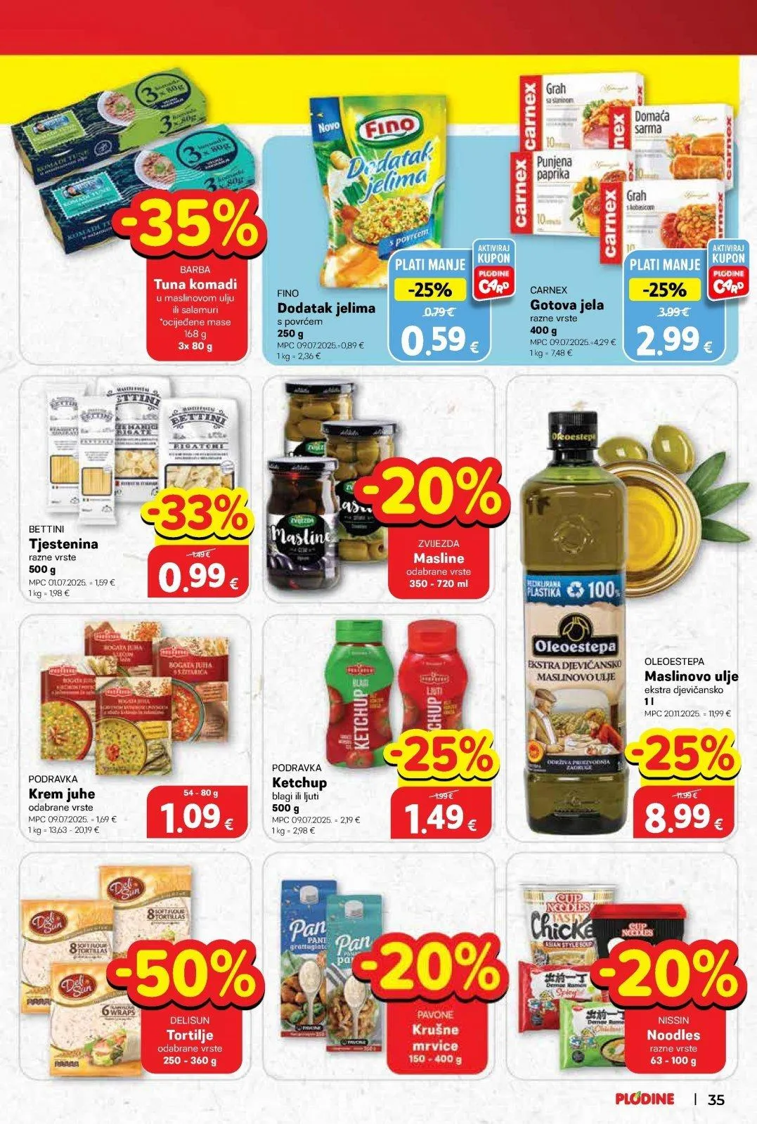 Katalog Plodine katalog do 16.12.2025 od 10. prosinca do 16. prosinca 2025. - Pregled Stranica 35