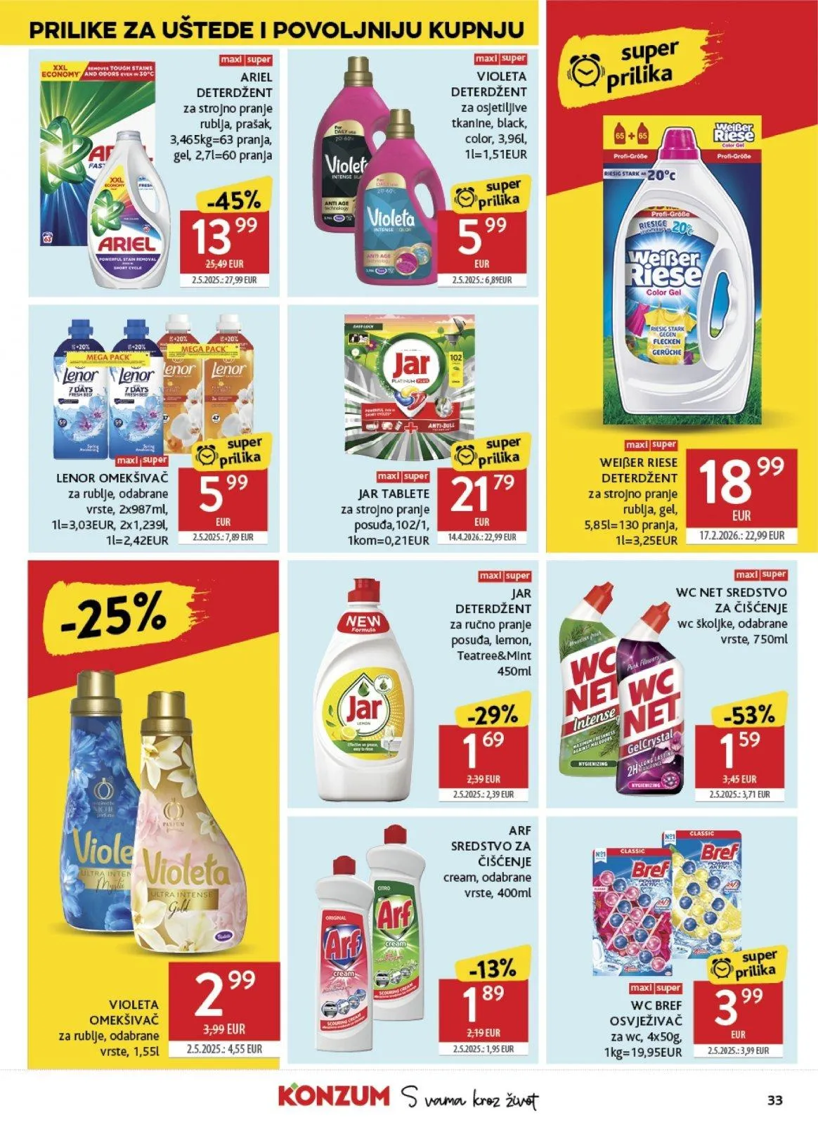 Katalog Konzum katalog do 30.06.2026 od 26. lipnja do 30. lipnja 2026. - Pregled Stranica 33