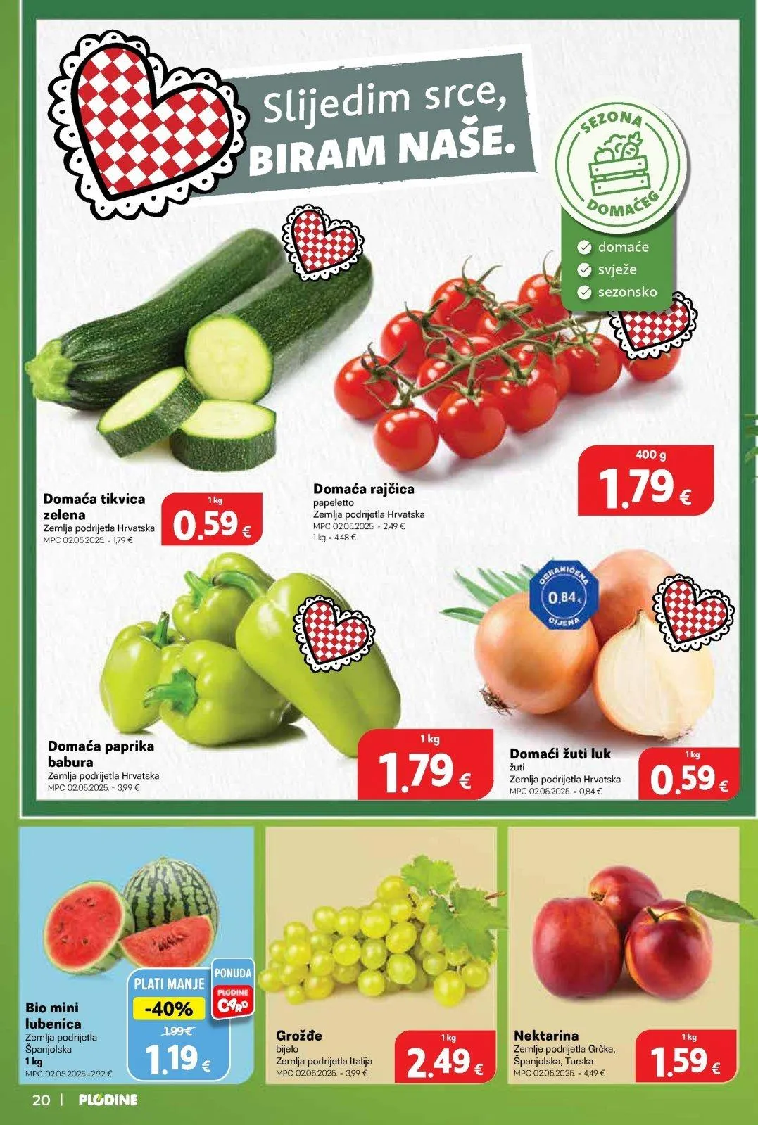 Katalog Plodine katalog do 07.07.2026 od 1. srpnja do 7. srpnja 2026. - Pregled Stranica 20