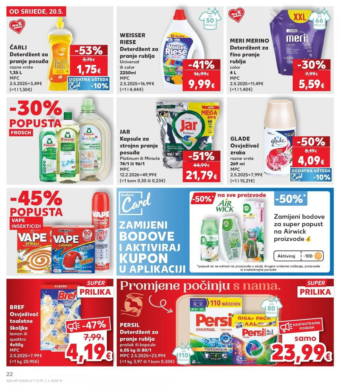 Katalog Kaufland katalog do 26.05.2026 od 20. svibnja do 26. svibnja 2026. - Pregled Stranica 22