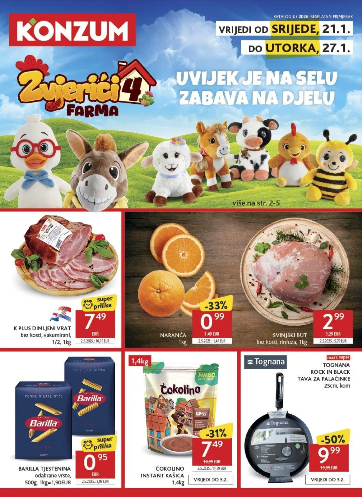 Konzum katalog do 27.01.2026 - 0