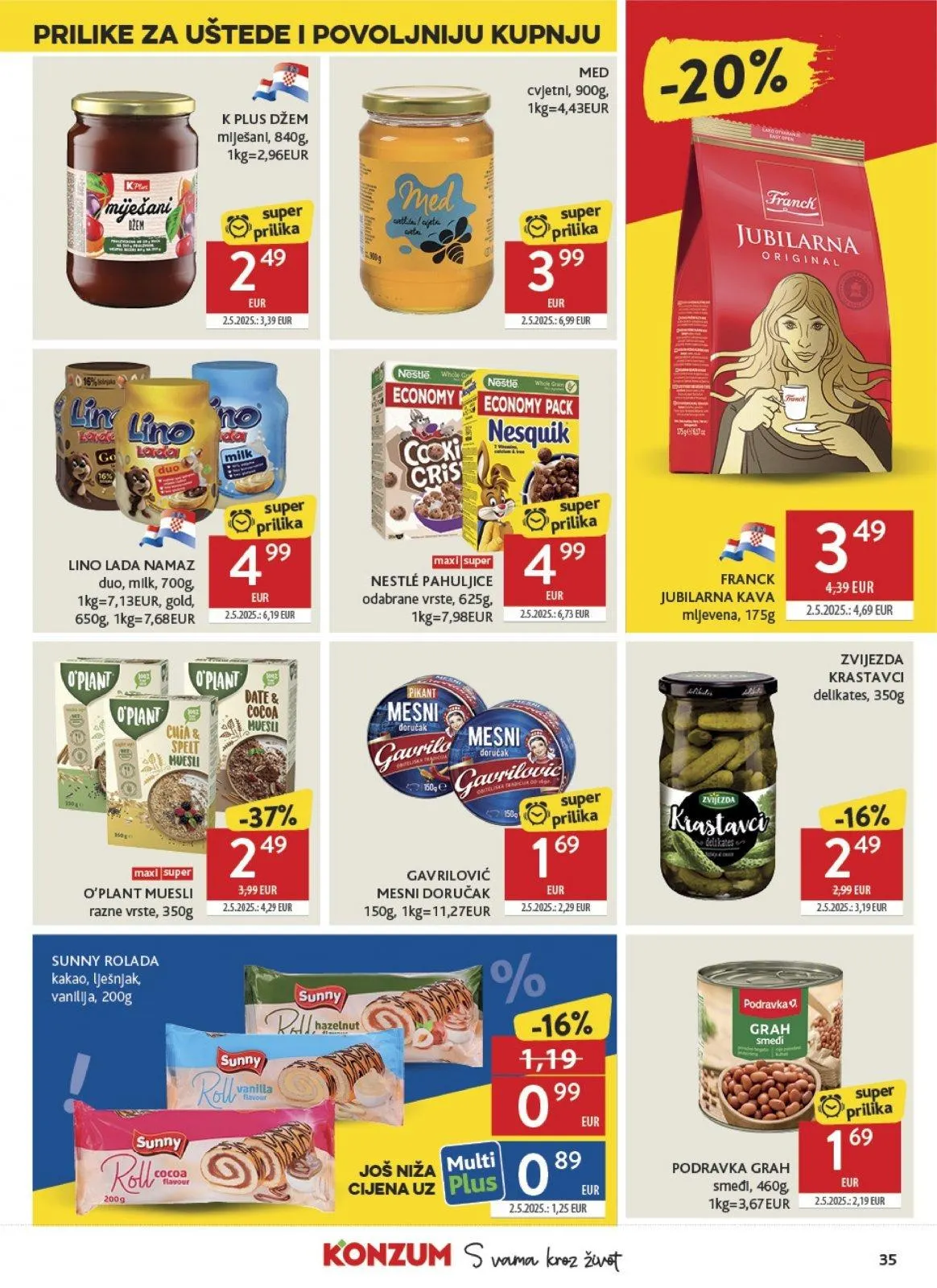 Katalog Konzum katalog do 03.03.2026 od 26. veljače do 3. ožujka 2026. - Pregled Stranica 35