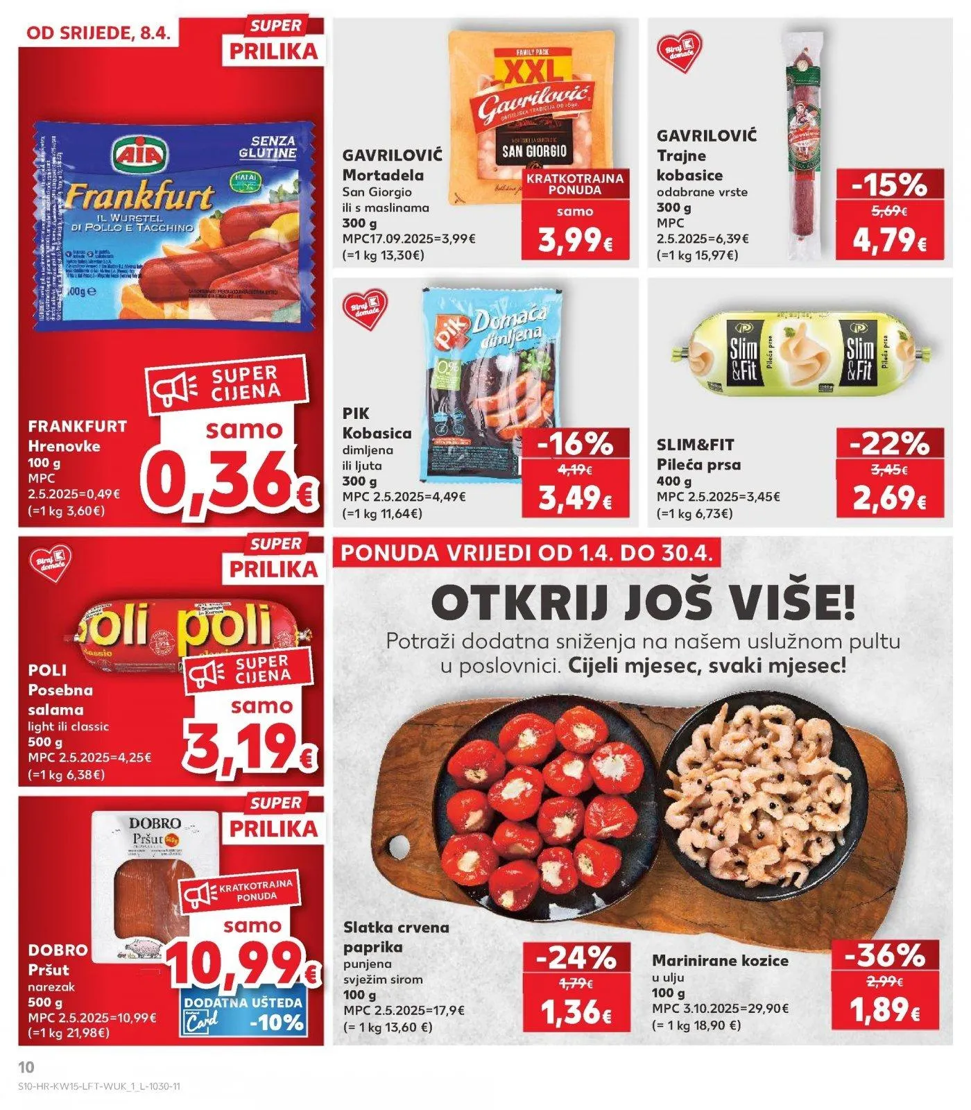 Katalog Kaufland katalog do 14.04.2026 od 8. travnja do 14. travnja 2026. - Pregled Stranica 10