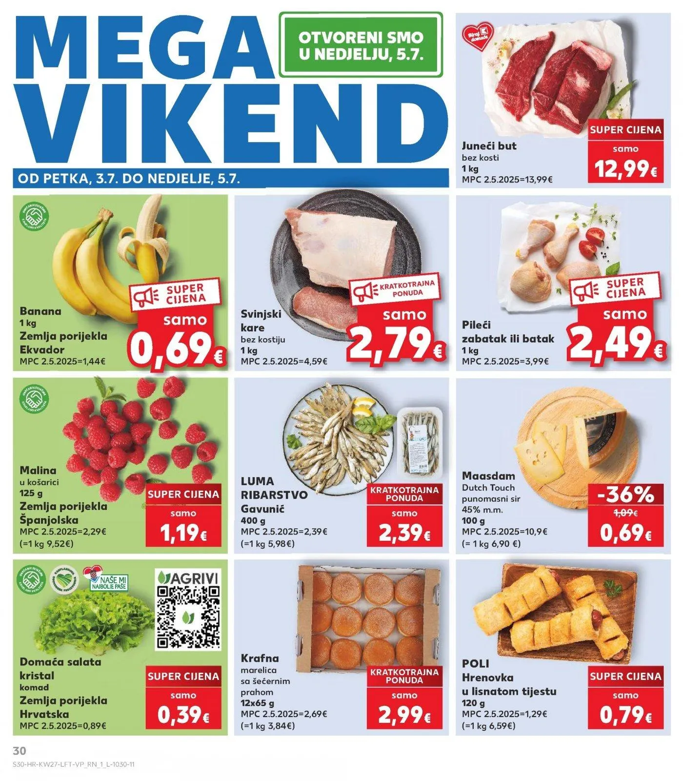 Katalog Kaufland katalog do 07.07.2026 od 1. srpnja do 7. srpnja 2026. - Pregled Stranica 30