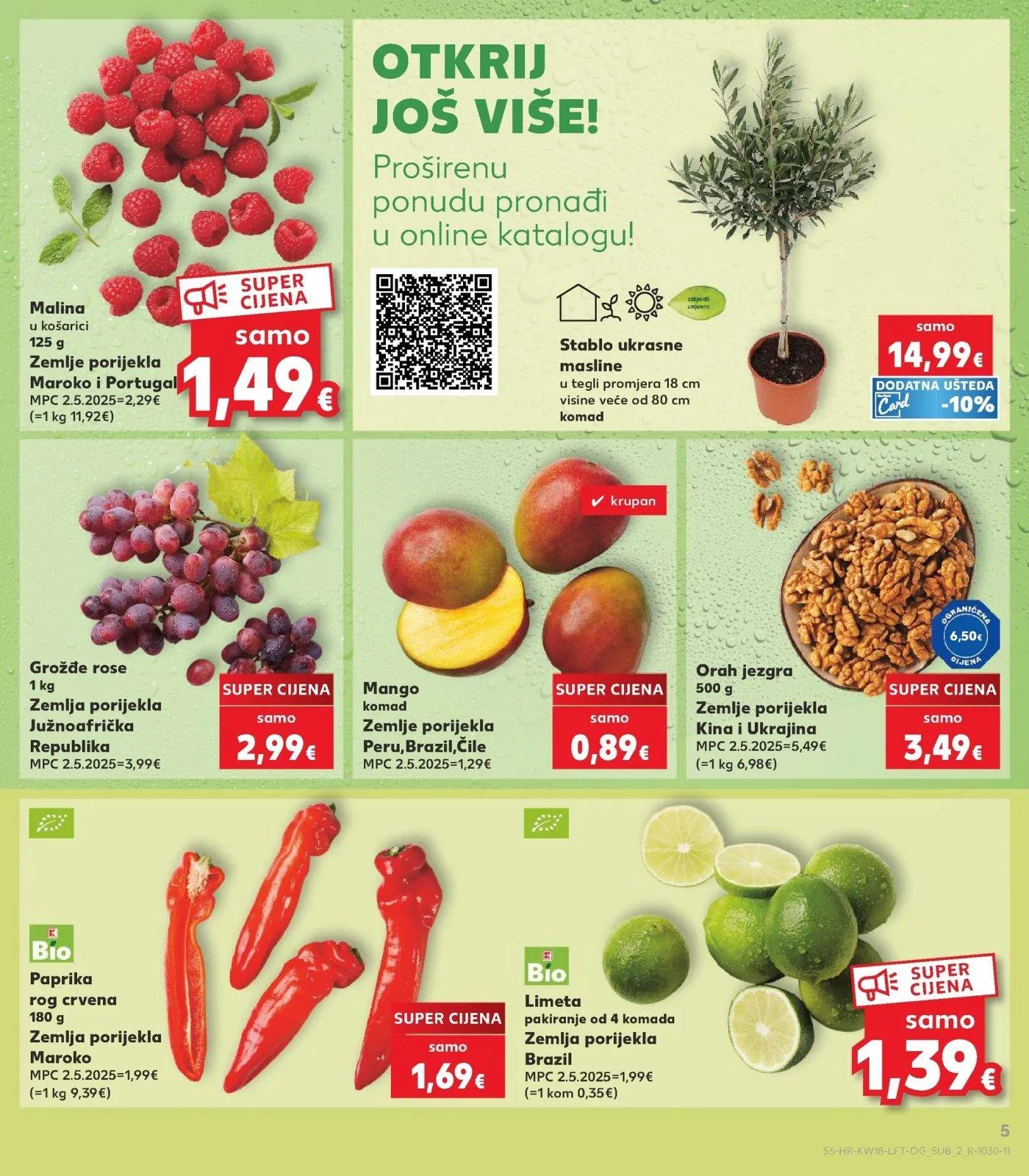 Katalog Kaufland katalog do 05.05.2026 od 29. travnja do 5. svibnja 2026. - Pregled Stranica 5