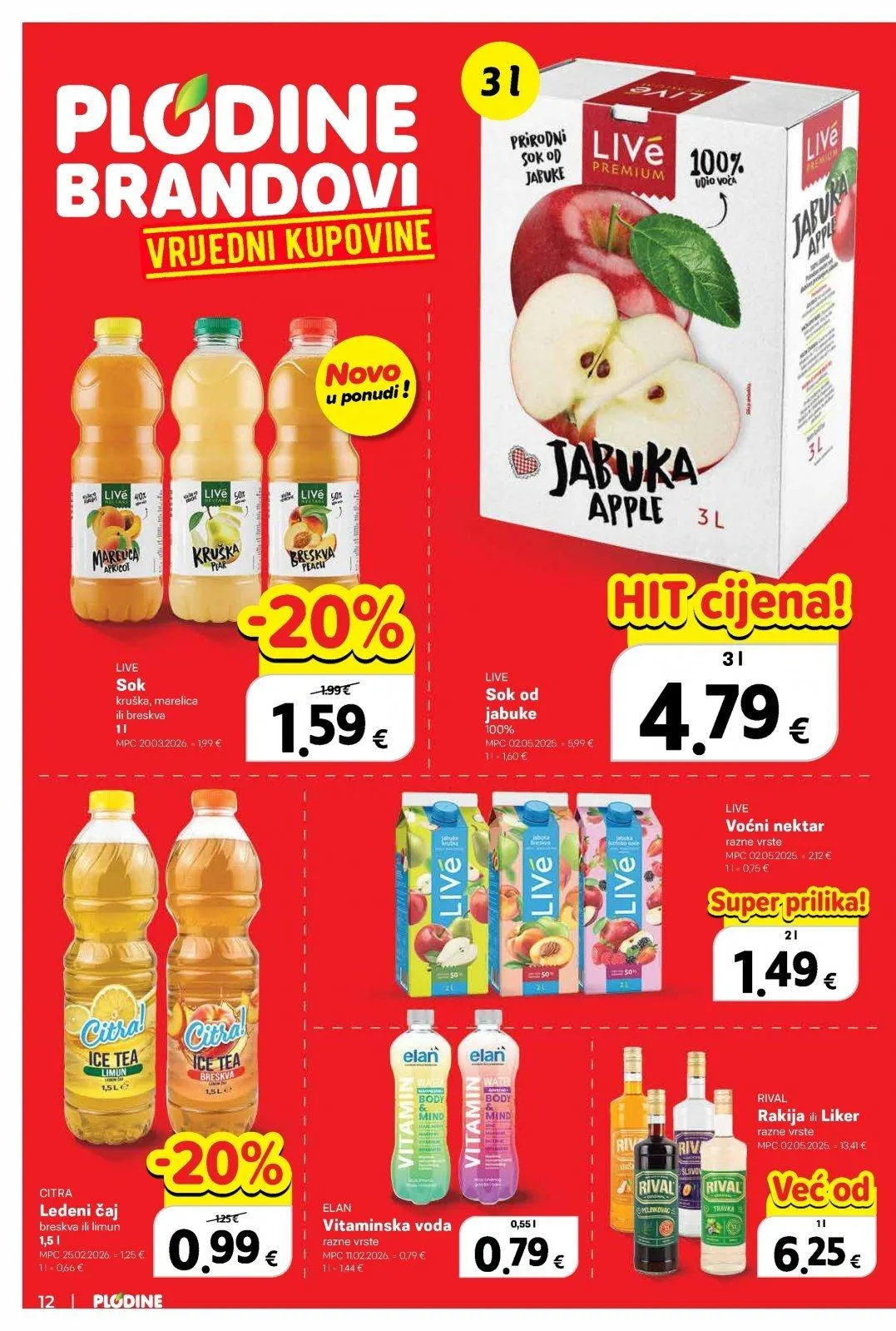 Katalog Plodine katalog do 02.06.2026 od 28. svibnja do 2. lipnja 2026. - Pregled Stranica 12
