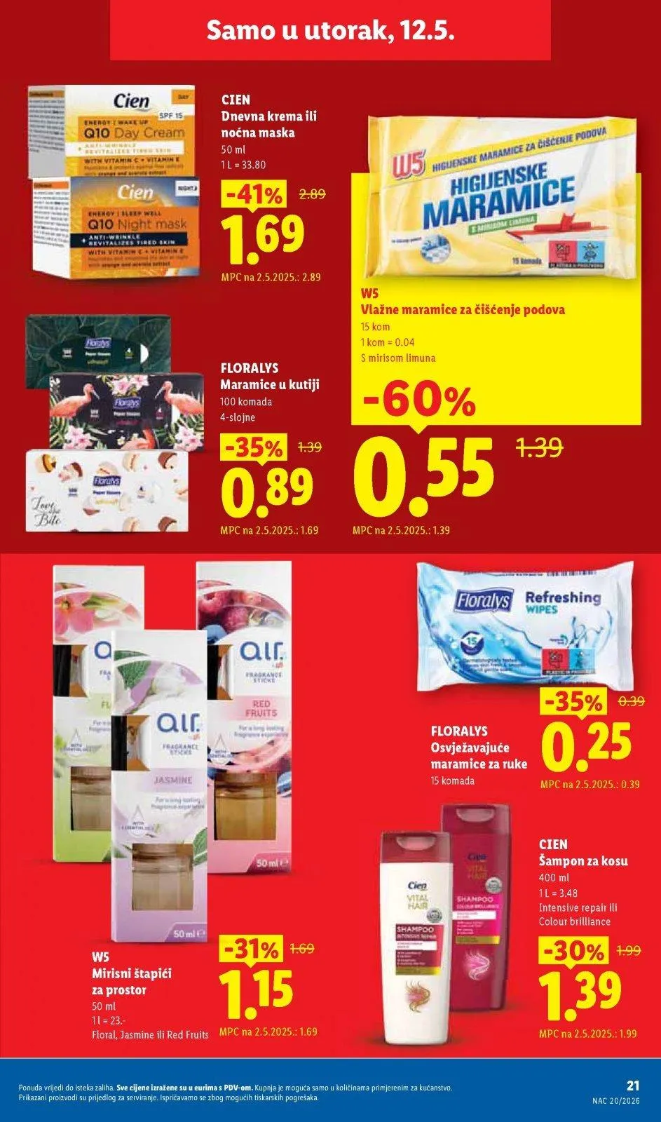 Katalog Lidl katalog do 17.05.2026 od 7. svibnja do 17. svibnja 2026. - Pregled Stranica 21