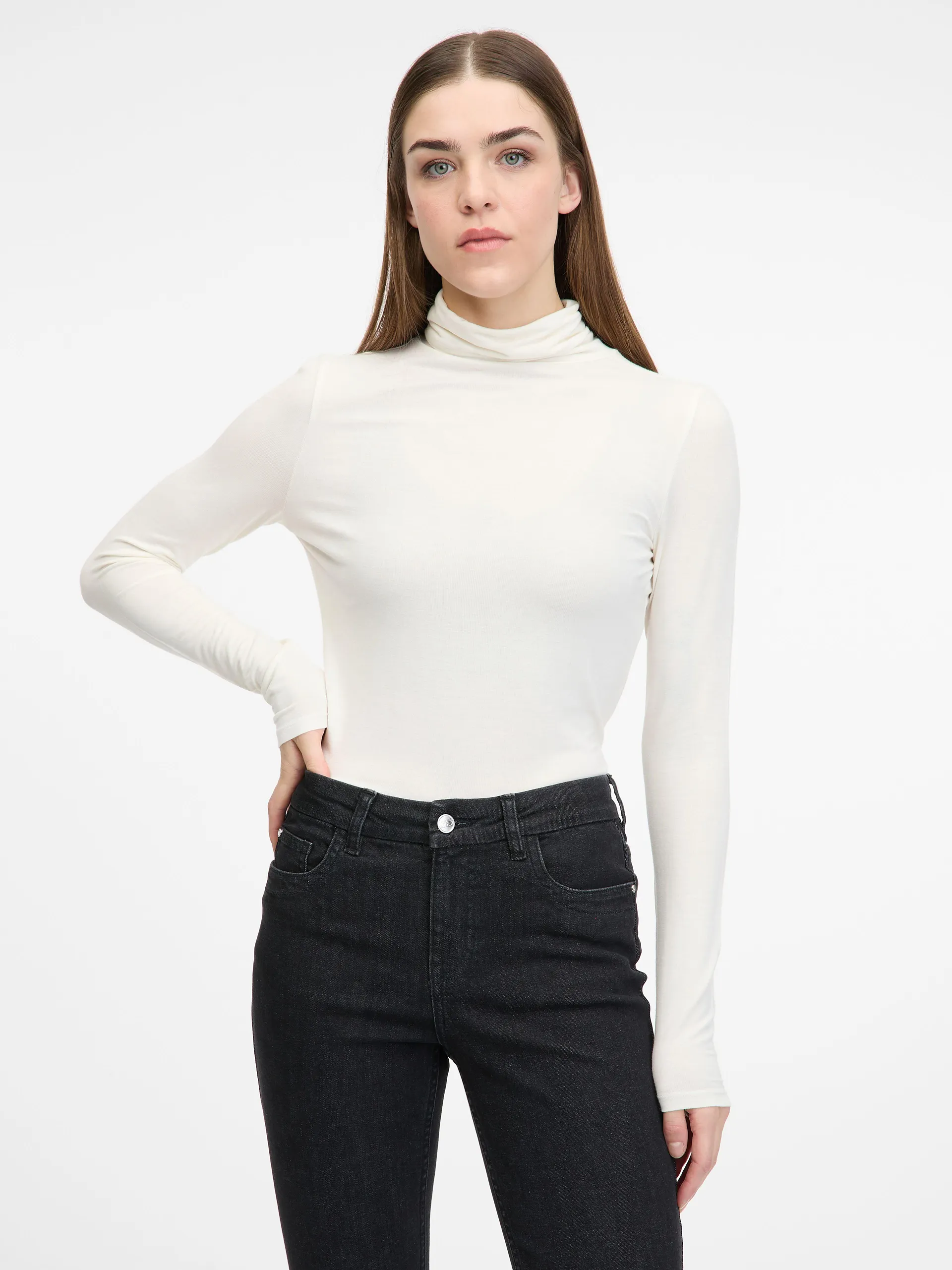 Krem ženska majica dugih rukava ORSAY