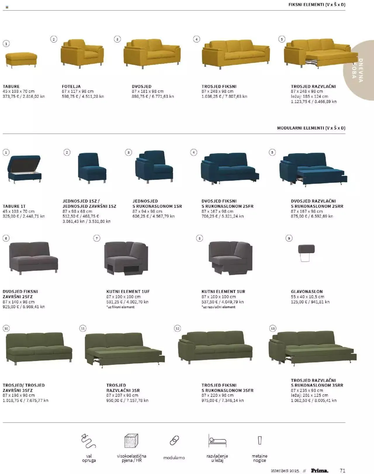 Katalog Katalog interijeri 2023 Prima od 20. veljače do 31. prosinca 2023. - Pregled Stranica 73