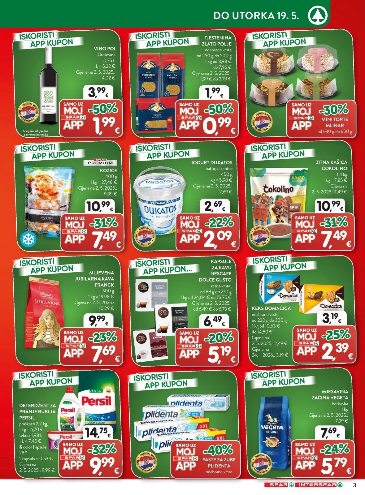 Katalog Interspar katalog do 19.05.2026 od 13. svibnja do 19. svibnja 2026. - Pregled Stranica 3