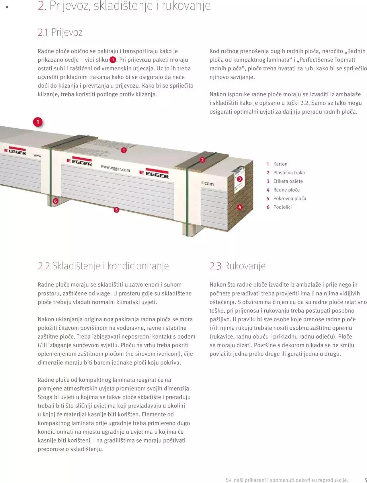 Katalog Elgrad - Egger radne ploče - Upute za preradu i dodaci od 1. travnja do 31. prosinca 2023. - Pregled Stranica 5