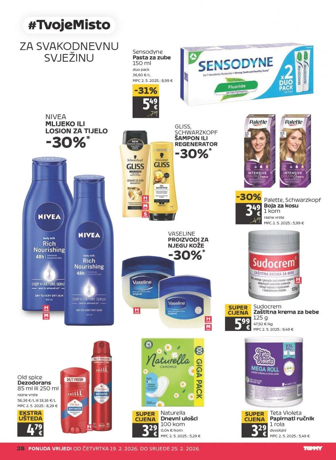 Katalog Tommy katalog do 25.02.2026 od 19. veljače do 25. veljače 2026. - Pregled Stranica 28
