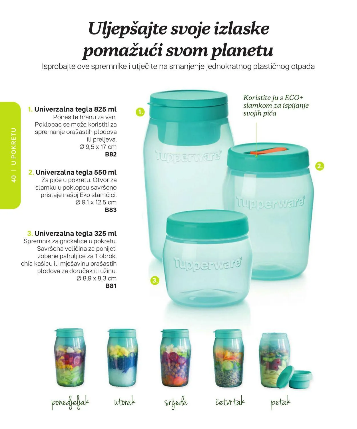 Katalog Tupperware od 1. lipnja do 31. srpnja 2023. - Pregled Stranica 40