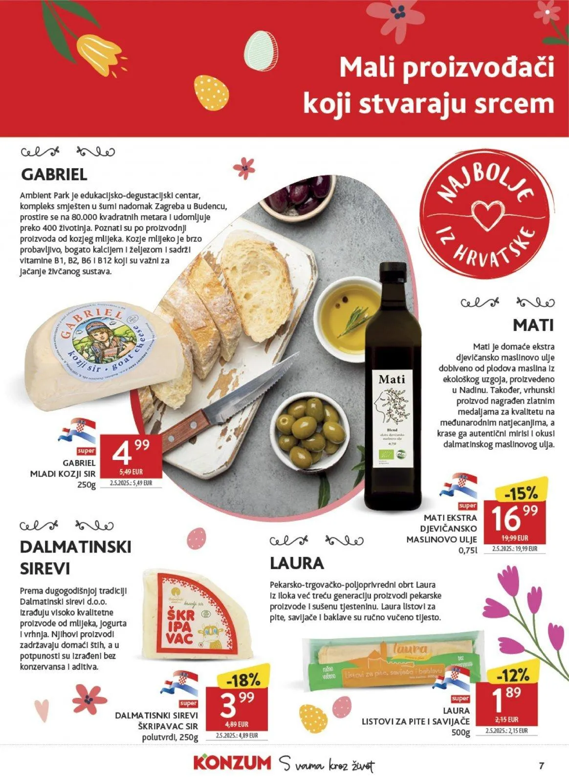 Katalog Konzum katalog do 07.04.2026 od 2. travnja do 7. travnja 2026. - Pregled Stranica 7