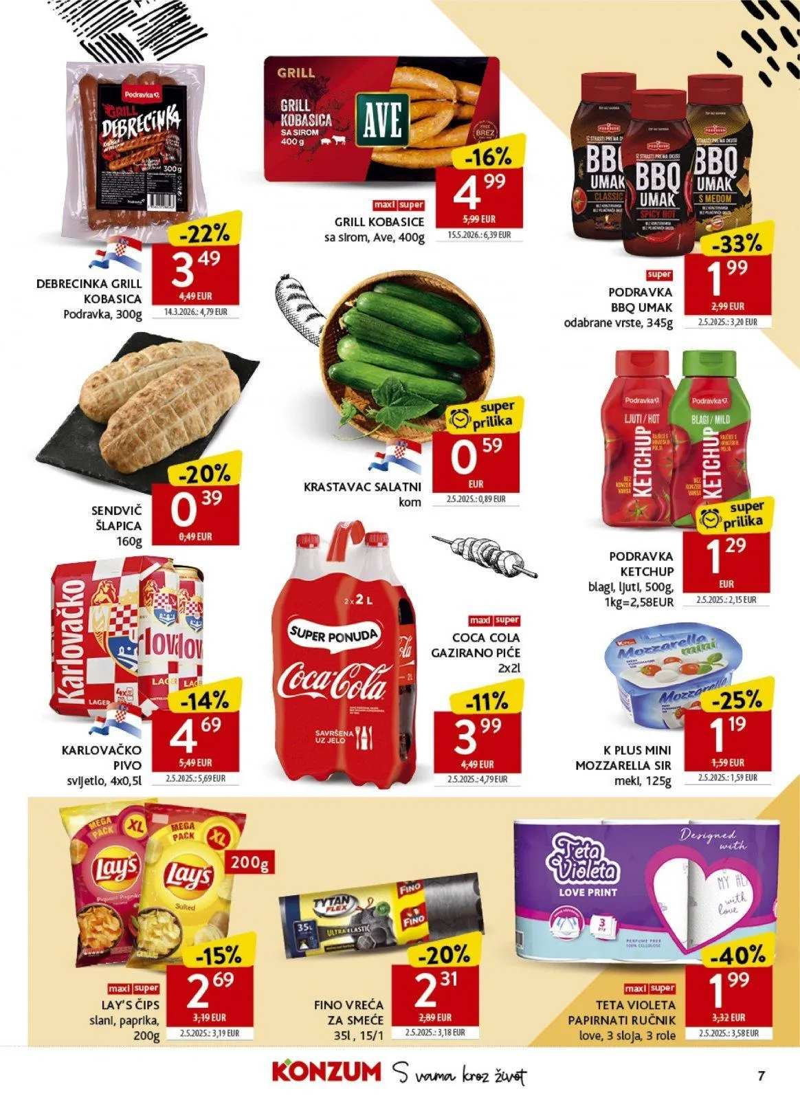 Katalog Konzum katalog do 23.06.2026 od 17. lipnja do 23. lipnja 2026. - Pregled Stranica 7