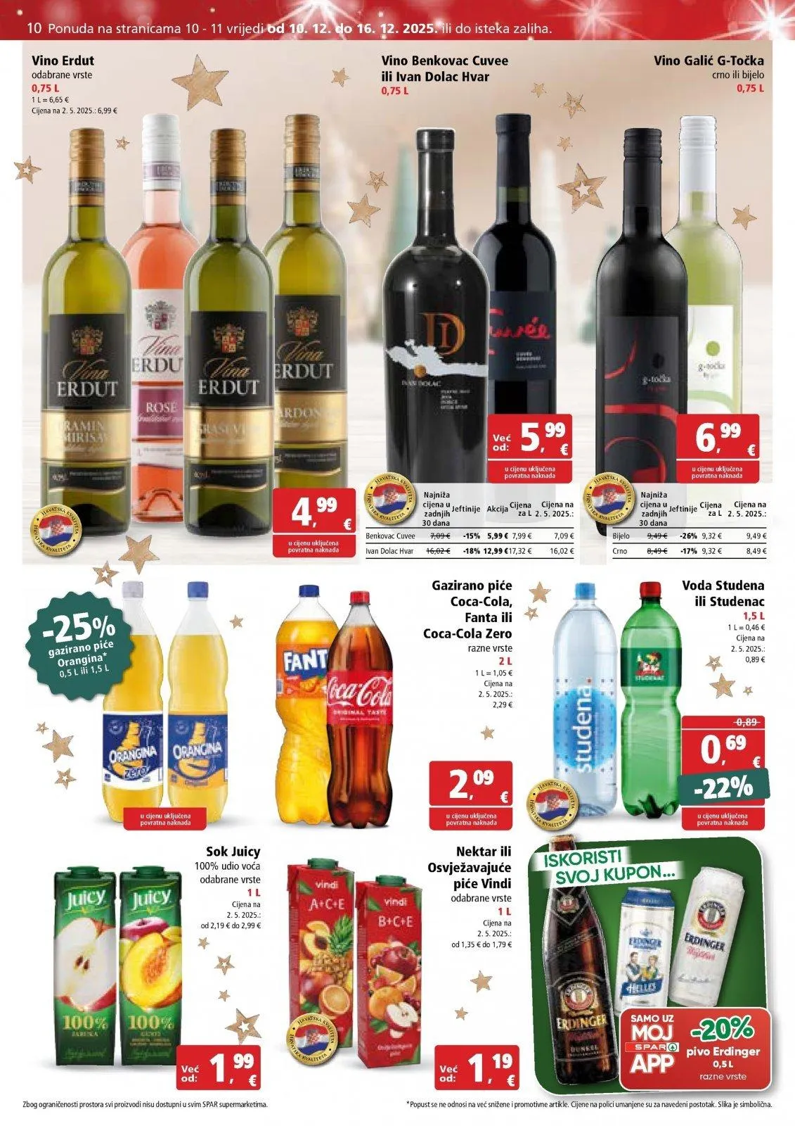 Katalog Spar katalog do 16.12.2025 od 11. prosinca do 16. prosinca 2025. - Pregled Stranica 10