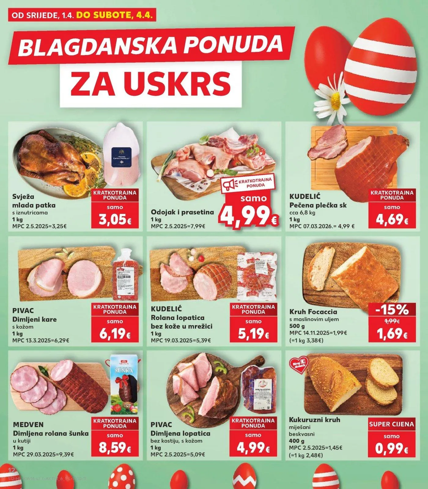 Katalog Kaufland katalog do 07.04.2026 od 1. travnja do 7. travnja 2026. - Pregled Stranica 12