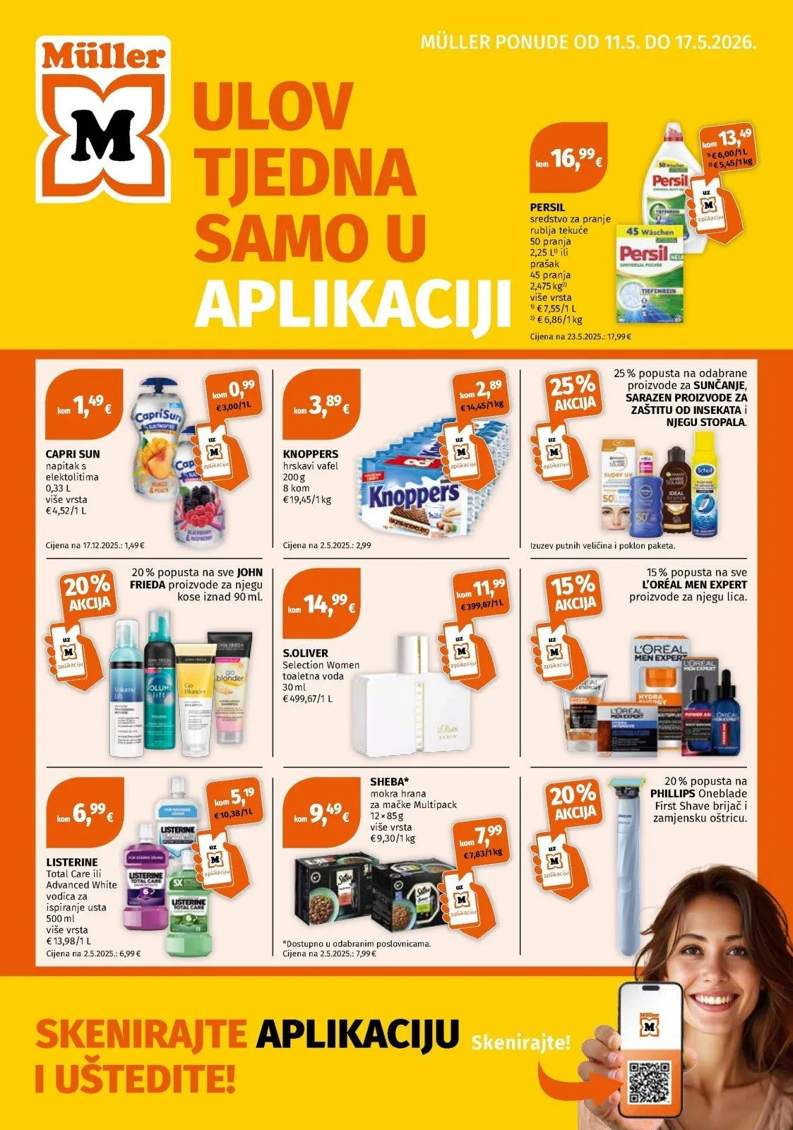 Katalog Müller katalog do 17.05.2026 od 8. svibnja do 17. svibnja 2026. - Pregled Stranica 1