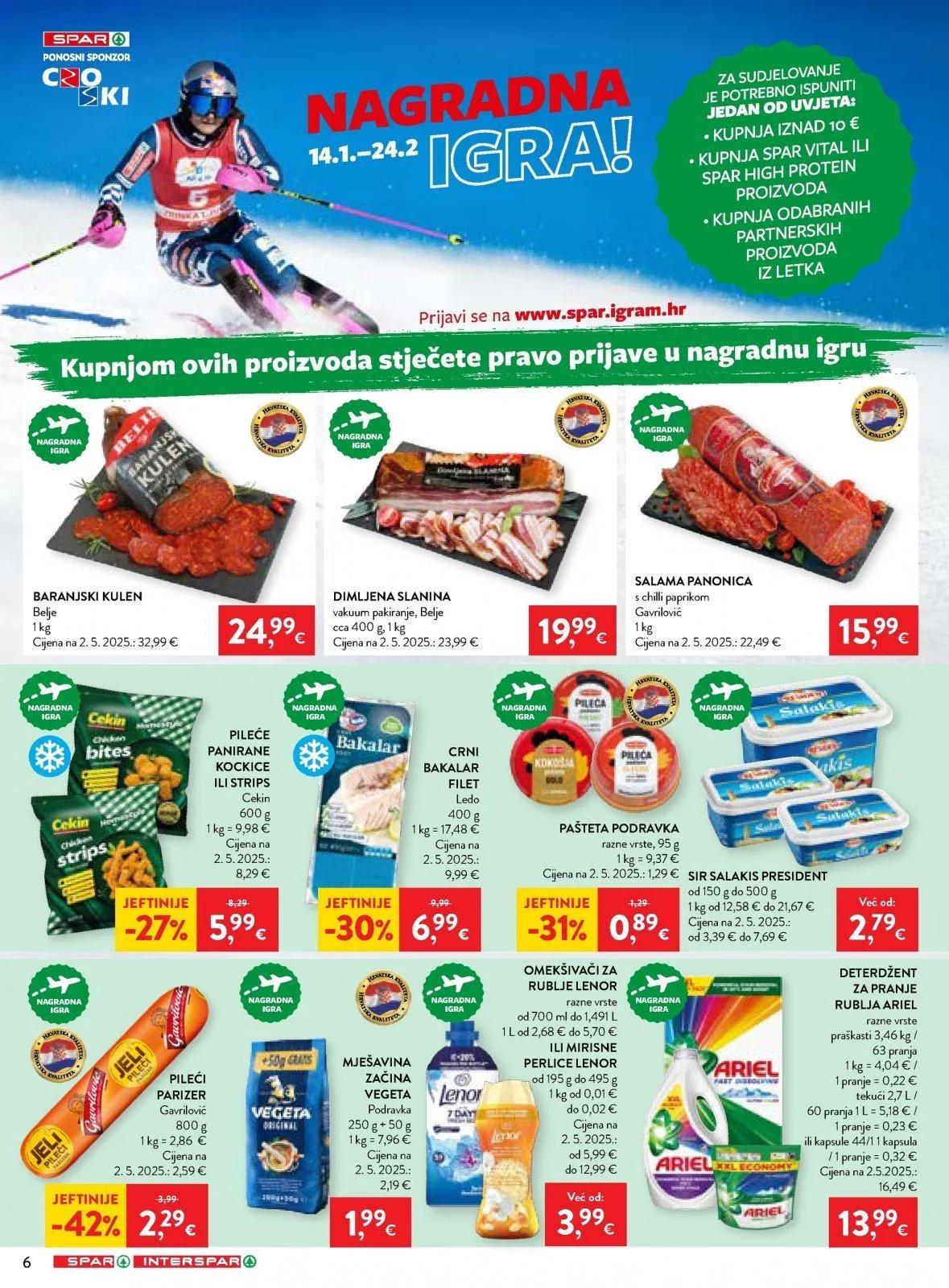 Katalog Spar katalog do 17.02.2026 od 11. veljače do 17. veljače 2026. - Pregled Stranica 6