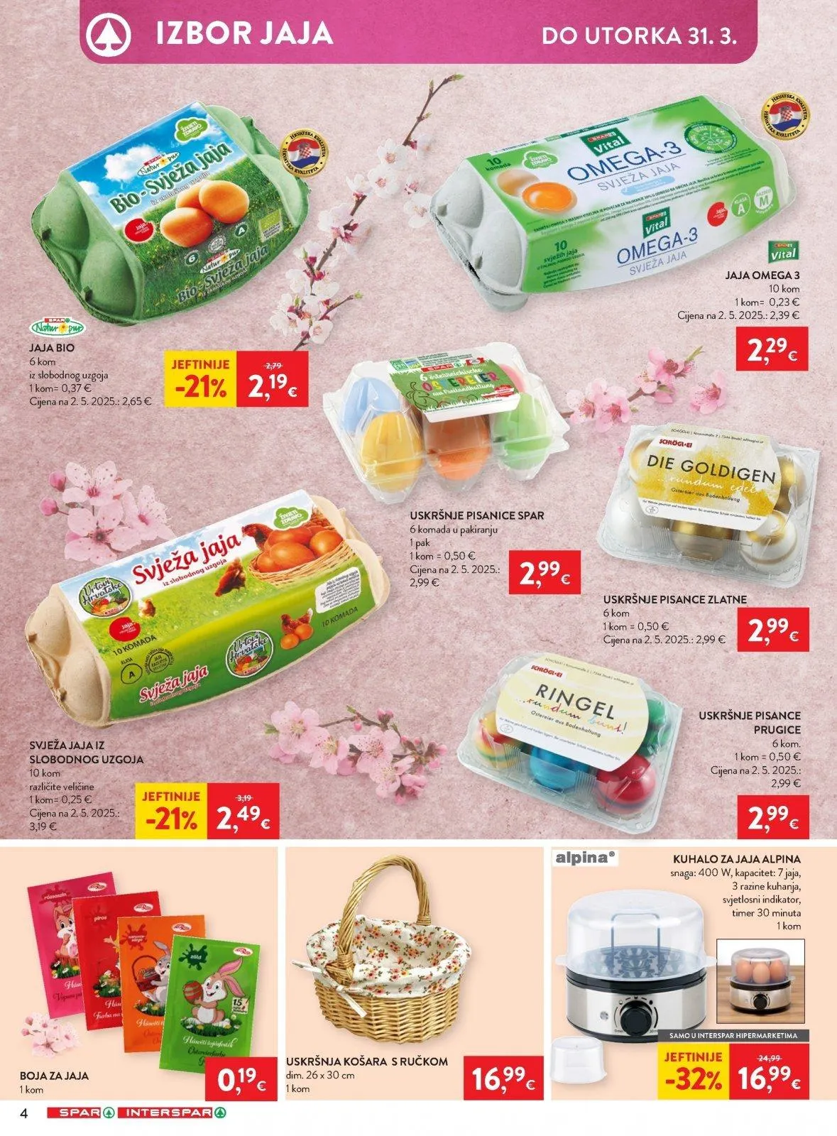 Katalog Interspar katalog do 31.03.2026 od 26. ožujka do 31. ožujka 2026. - Pregled Stranica 4
