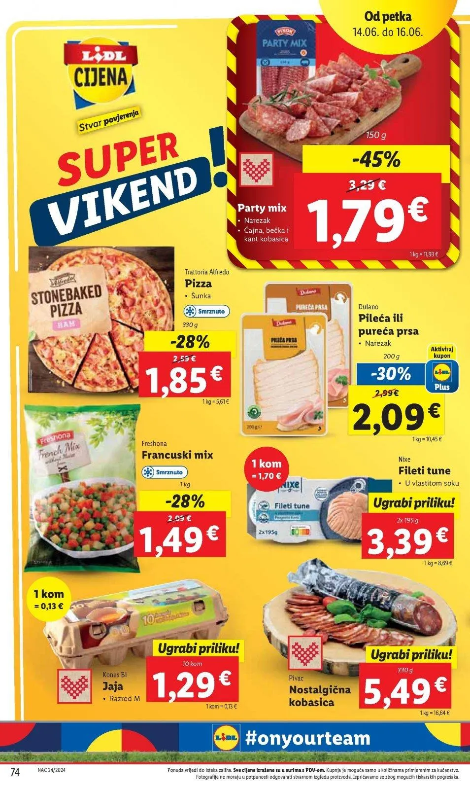 Katalog Lidl katalog do 16.06.2024 od 6. lipnja do 16. lipnja 2024. - Pregled Stranica 74