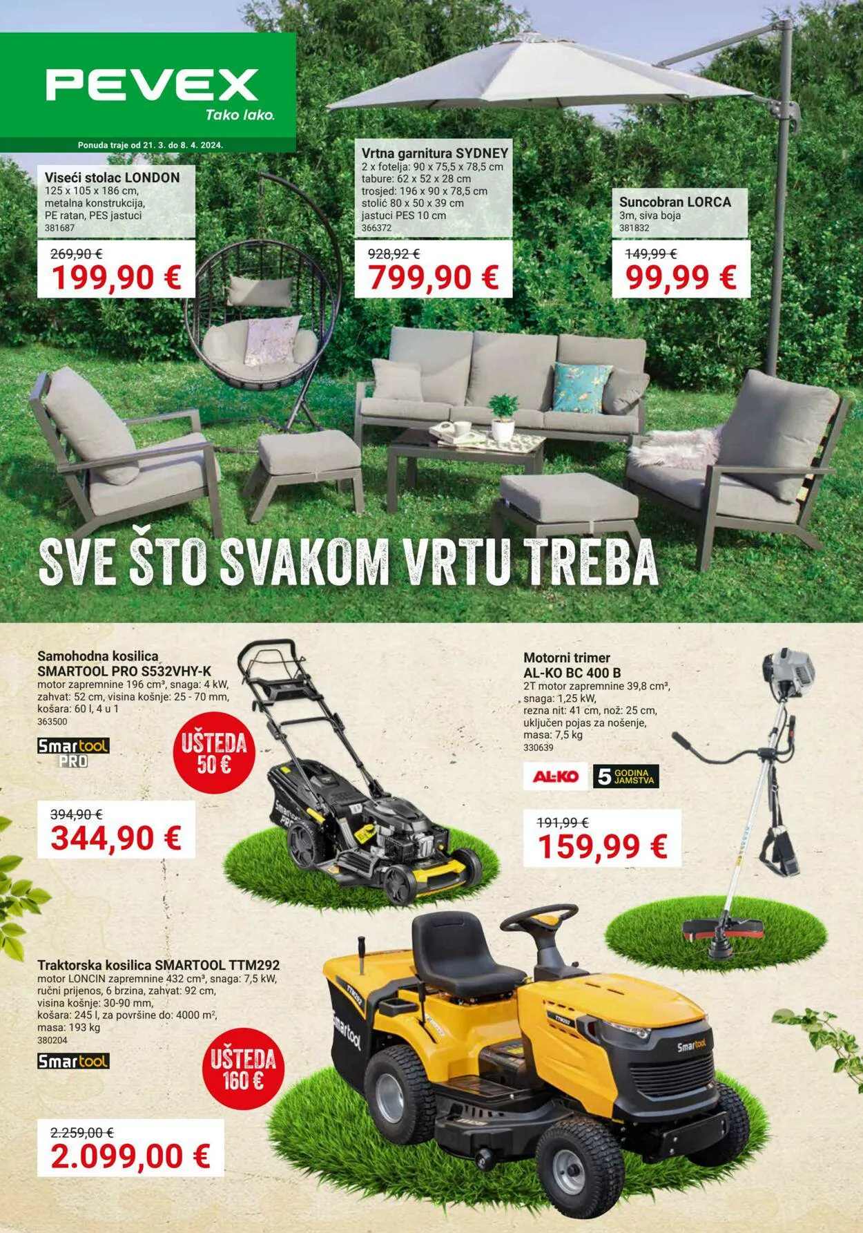 Katalog Pevex od 21. ožujka do 8. travnja 2024. - Pregled Stranica 