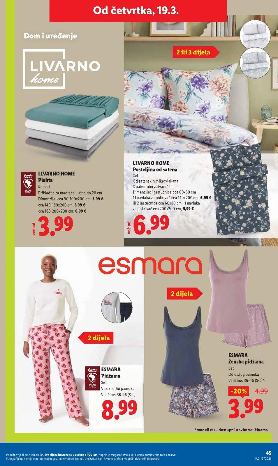 Katalog Lidl katalog do 22.03.2026 od 12. ožujka do 22. ožujka 2026. - Pregled Stranica 45