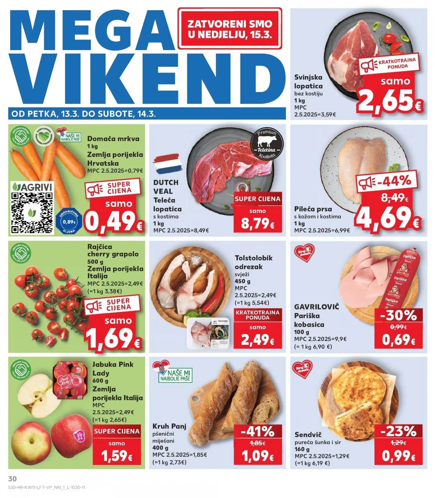 Katalog Kaufland katalog do 17.03.2026 od 11. ožujka do 17. ožujka 2026. - Pregled Stranica 30