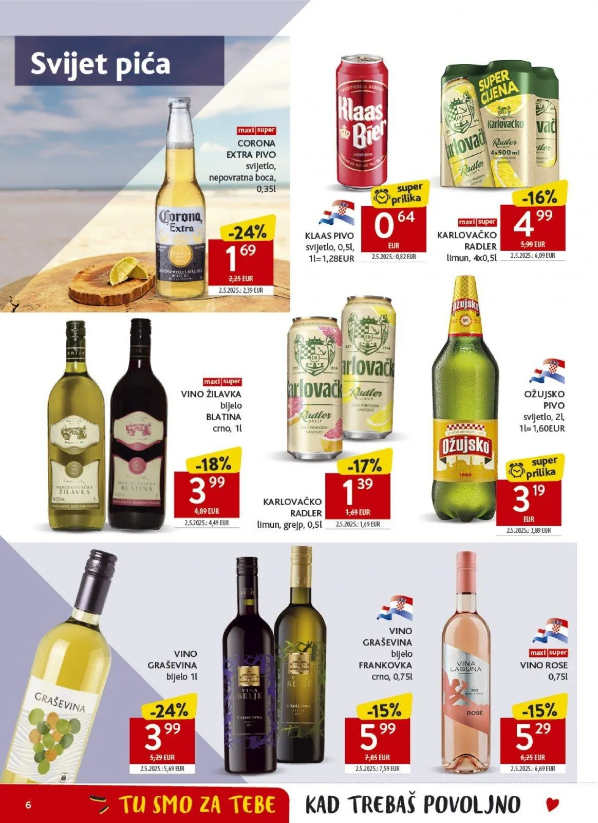Katalog Konzum katalog do 05.05.2026 od 29. travnja do 5. svibnja 2026. - Pregled Stranica 6