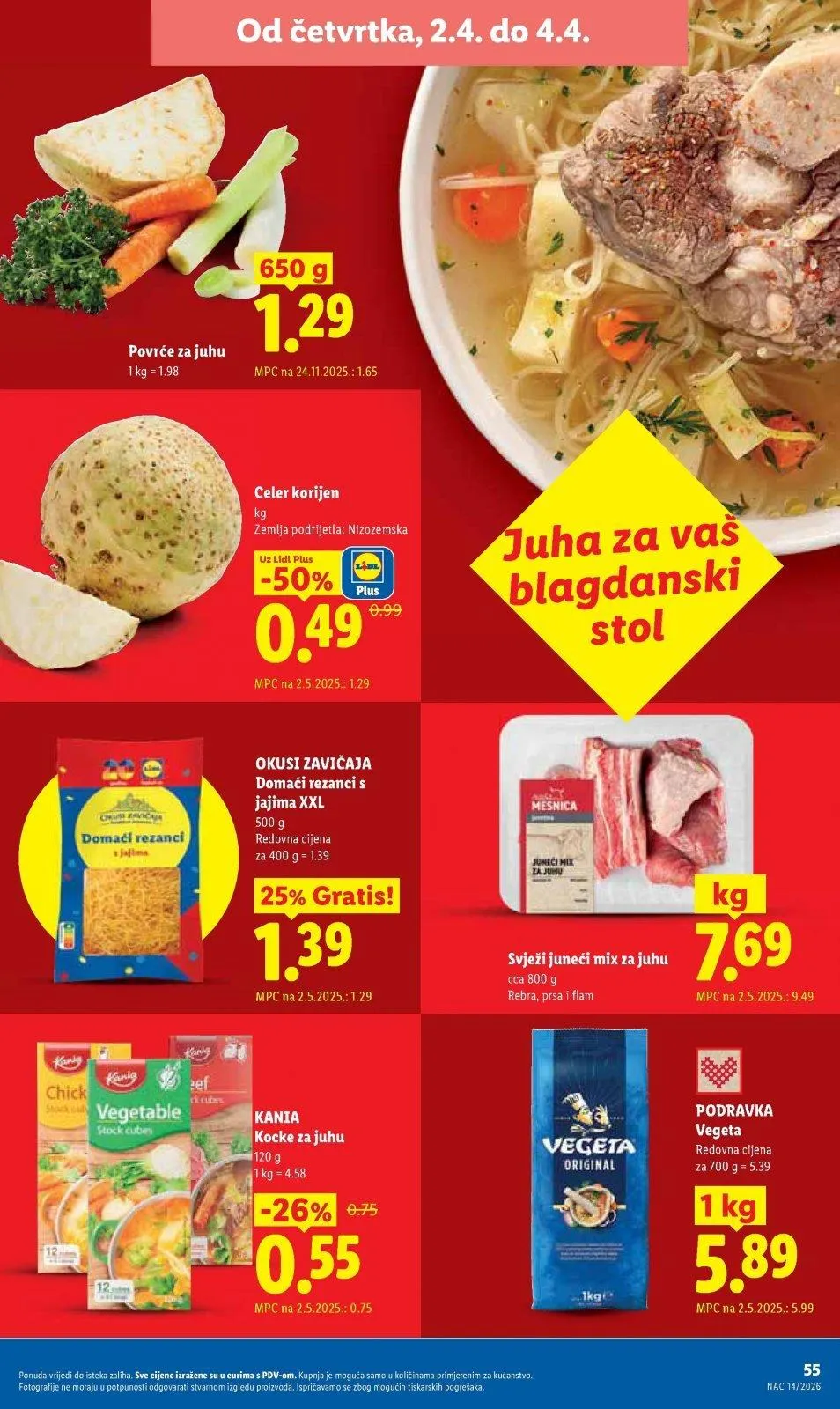 Katalog Lidl katalog do 04.04.2026 od 26. ožujka do 4. travnja 2026. - Pregled Stranica 55