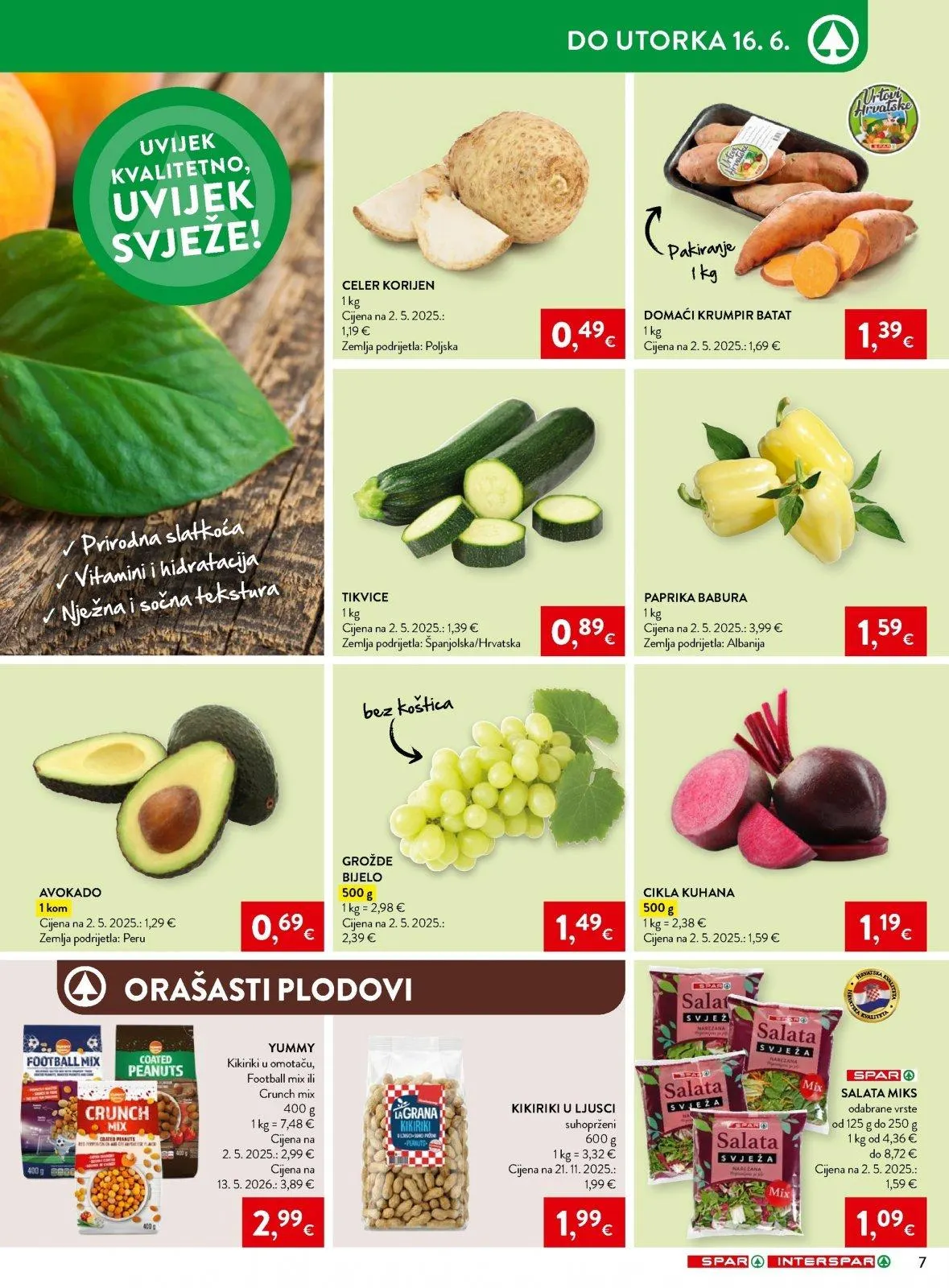 Katalog Interspar katalog do 16.06.2026 od 10. lipnja do 16. lipnja 2026. - Pregled Stranica 7
