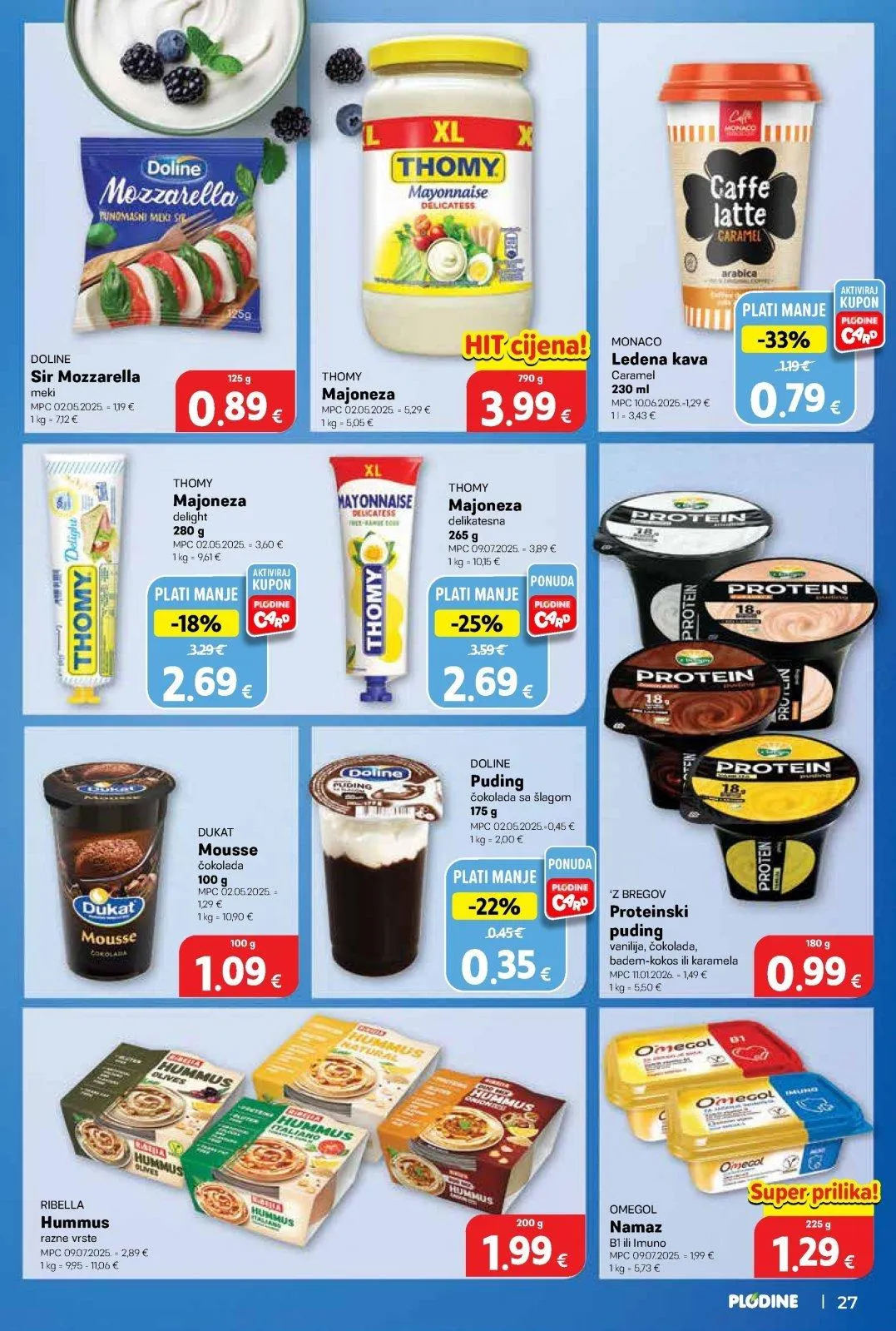 Katalog Plodine katalog do 10.03.2026 od 5. ožujka do 10. ožujka 2026. - Pregled Stranica 27