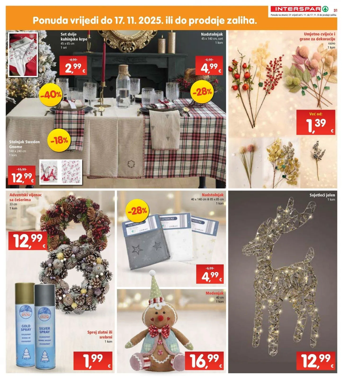 Katalog Interspar katalog do 11.11.2025 od 5. studenoga do 11. studenoga 2025. - Pregled Stranica 34