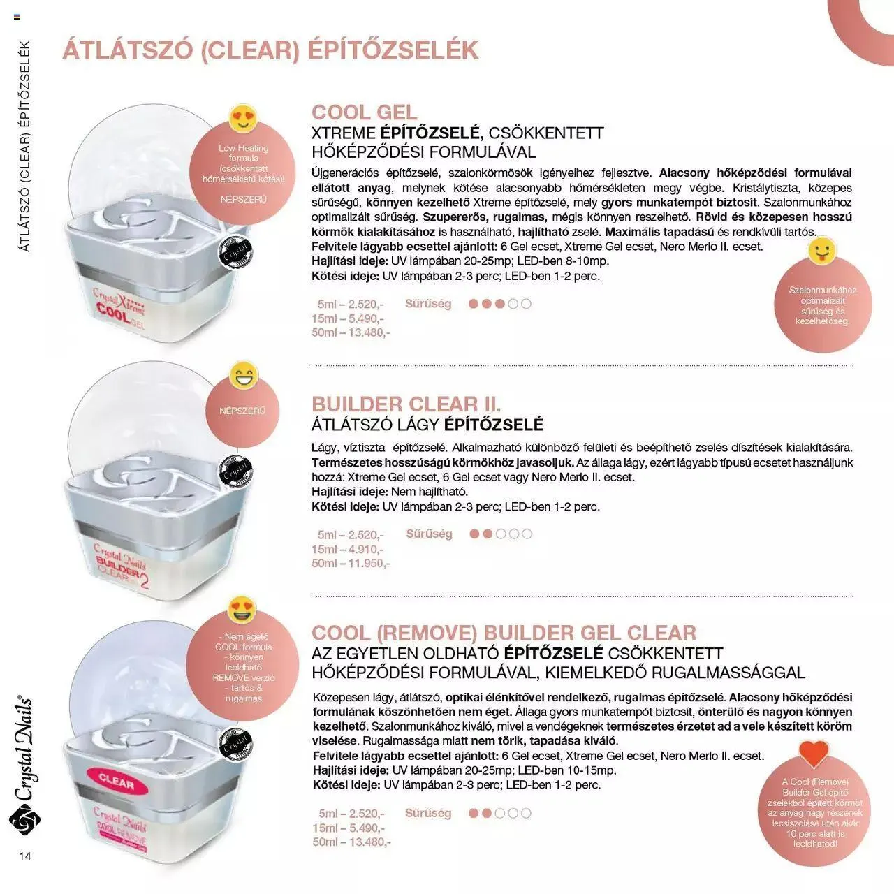 Katalógus Crystal Nails - Nagykatalógus 2023/24 március 6.-tól december 31.-ig 2023. - Oldal 14